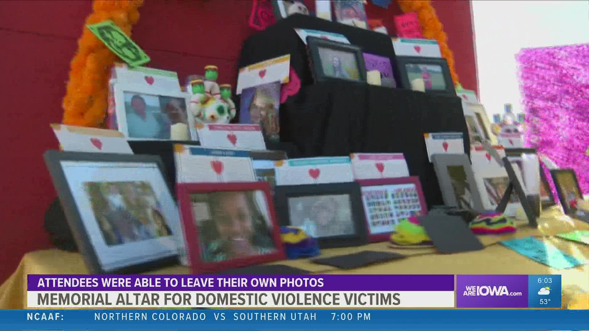The Iowa Coalition Against Domestic Violence honors the state's victims each year.
