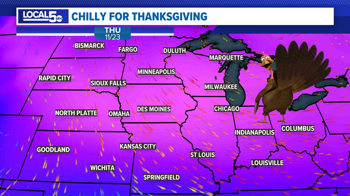 Thanksgiving forecast 2023: What will the weather be like in Iowa?