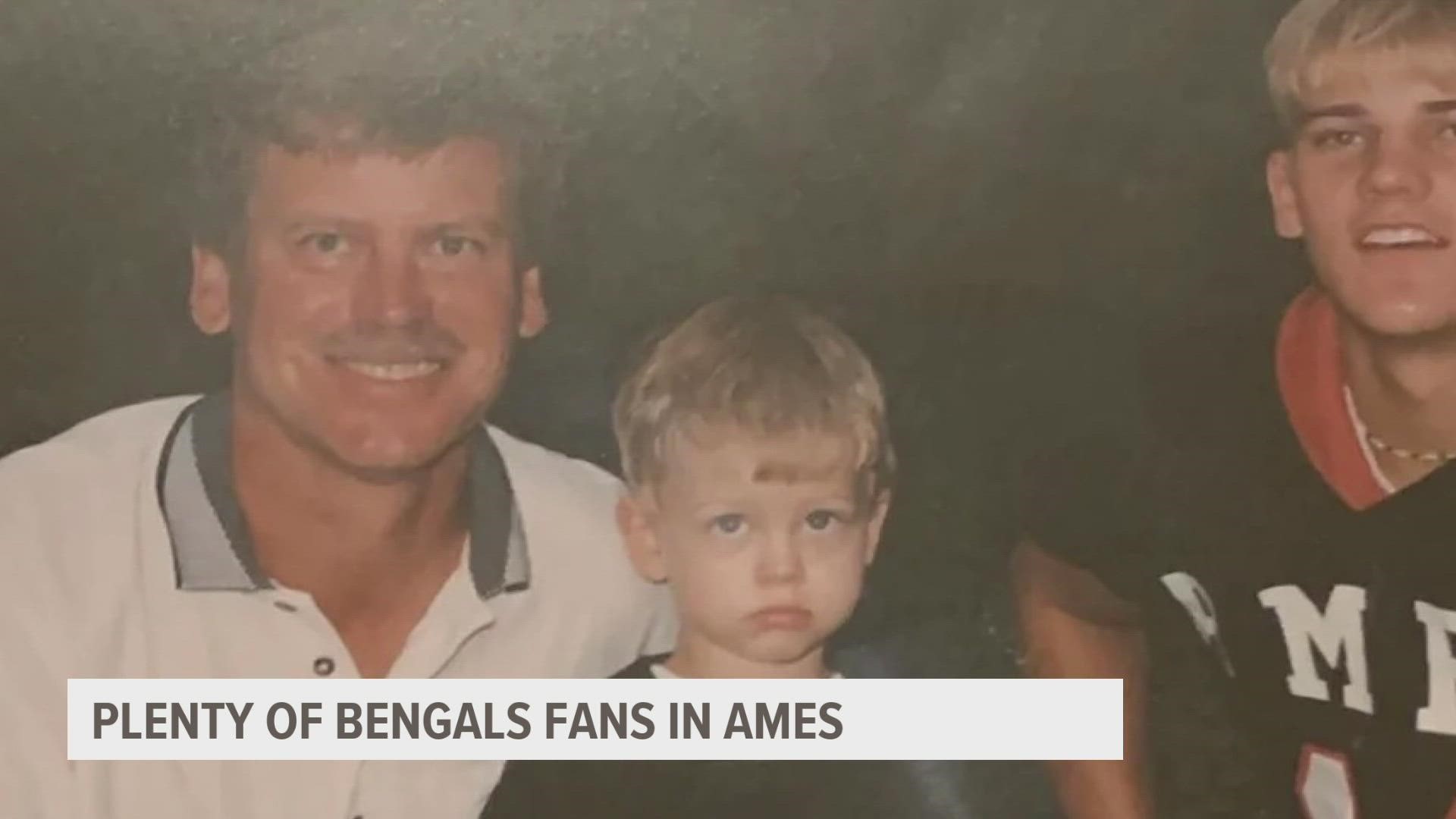 Bengals quarterback Joe Burrow was born in Ames and his father spent nearly a decade coaching at both Iowa State and Ames High School.