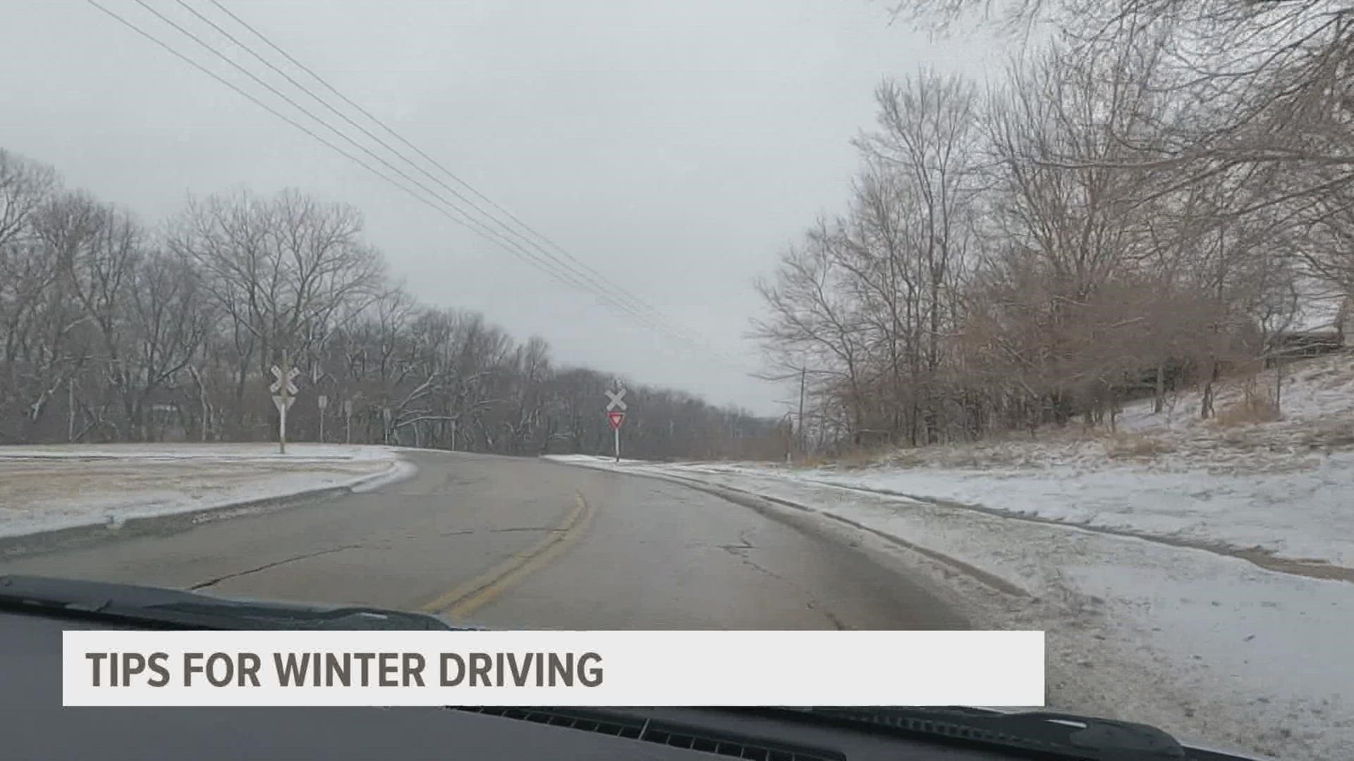 Street Smarts Driver Education in Clive warns folks of the dangers of driving too fast during winter weather.