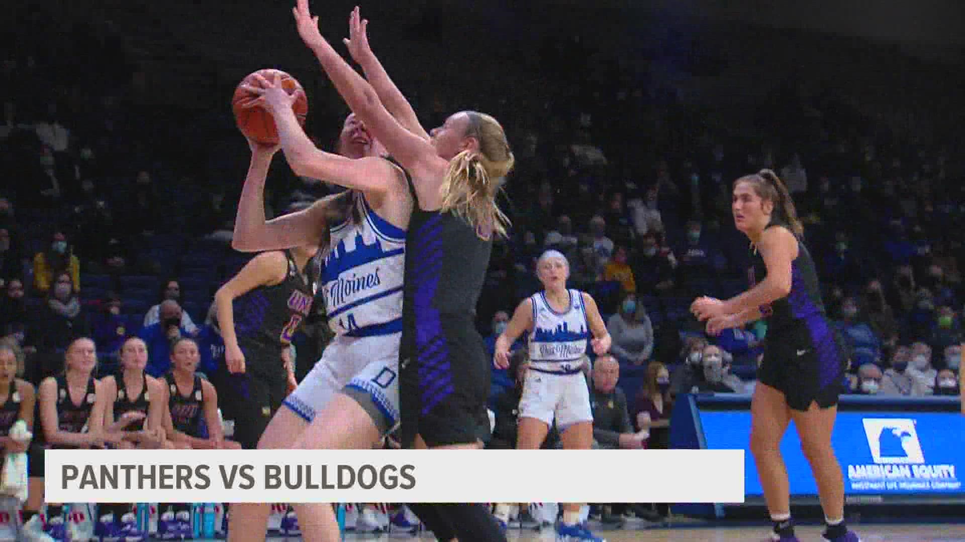 The Bulldogs ended their losing streak and moved to 10-8 overall.