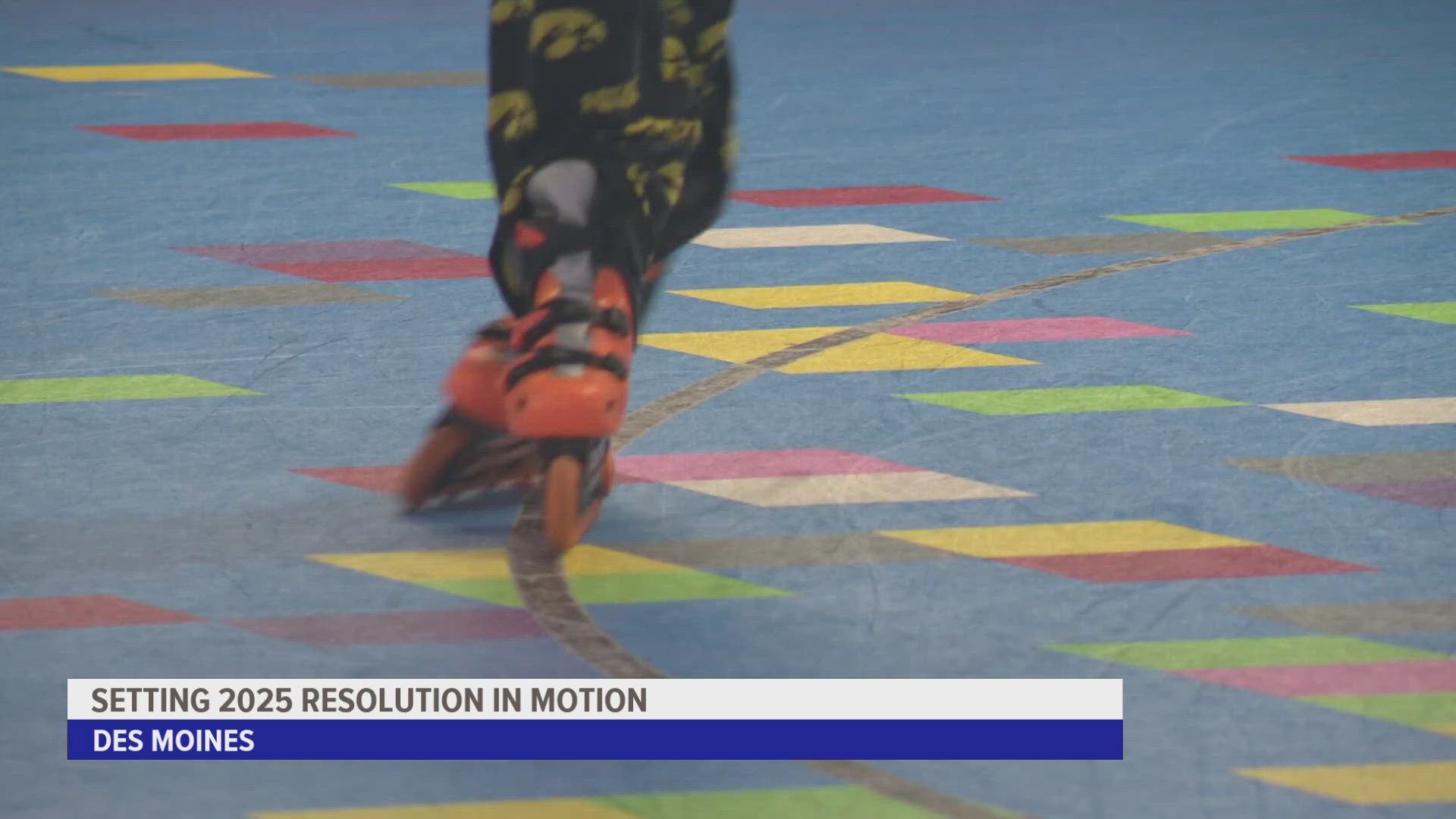 Setting 2025 resolution in motion, hitting the skating rink in the 