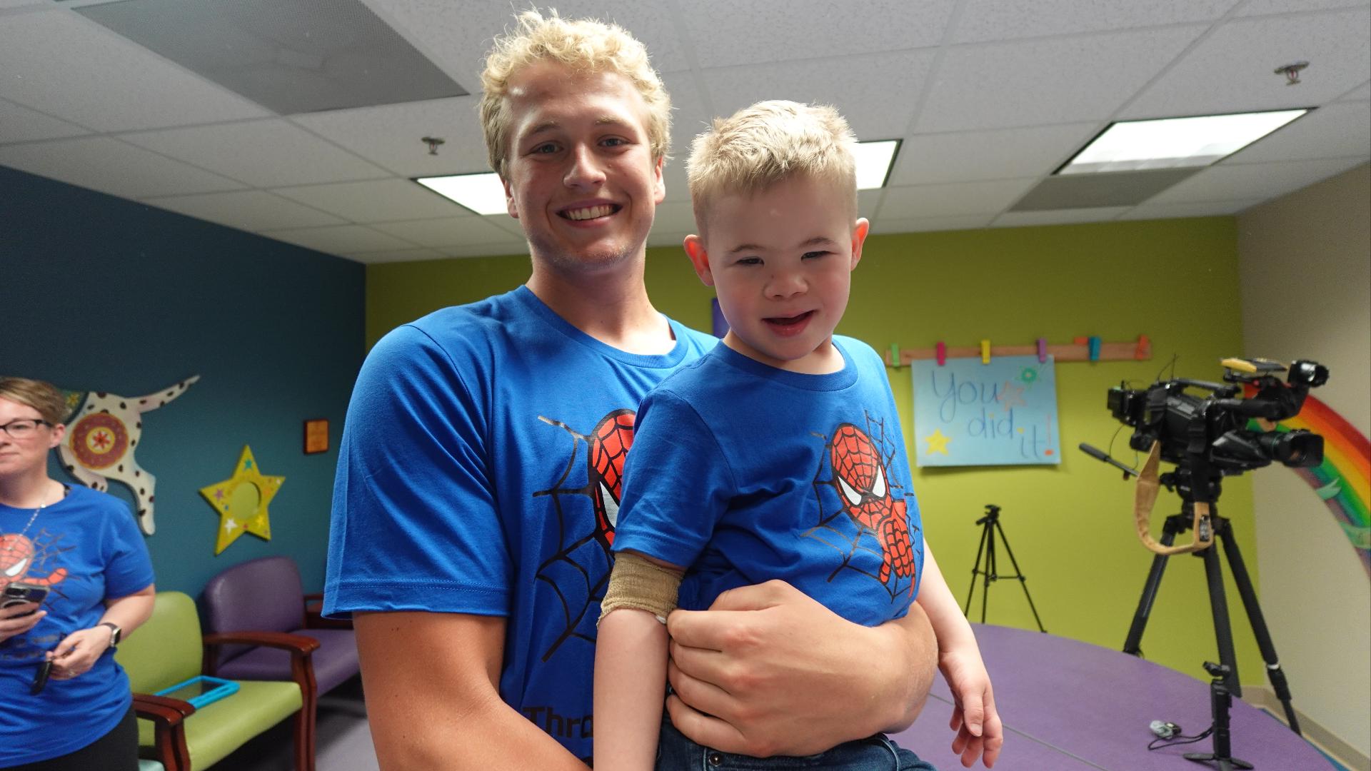 At just 5 years old, Willy Phipps has the charm. And his friendship with Iowa State quarterback JJ Kohl is something you just have to see to believe.