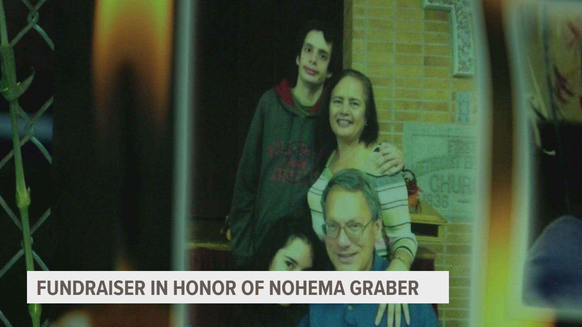 The community is raising money for the Spanish teacher's family. Nohema Graber's body was found under a tarp in a local park just over a week ago.