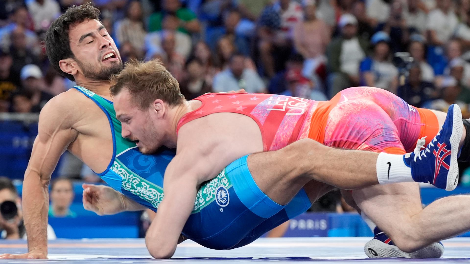 The former Hawkeye wrestler took home the silver medal in this year's Olympic games in Paris.