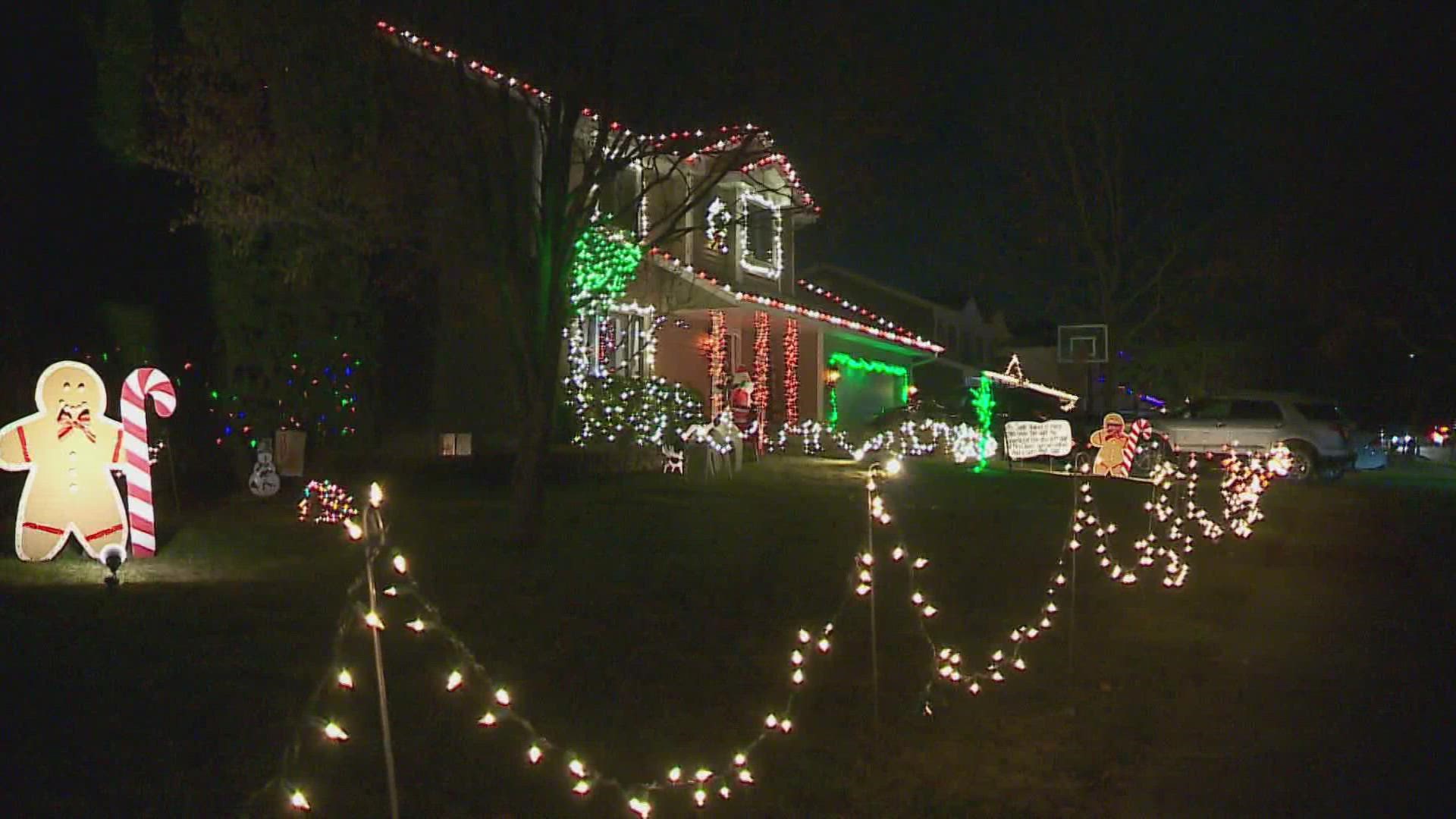 Check out the festive decorations Local 5 photographer Mike Simmons found across central Iowa!