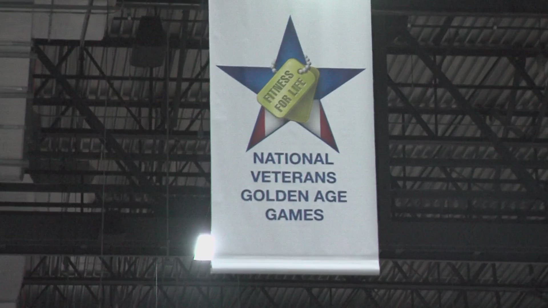 The games featured more than a dozen events that veterans 55 and older from across the country competed in.
