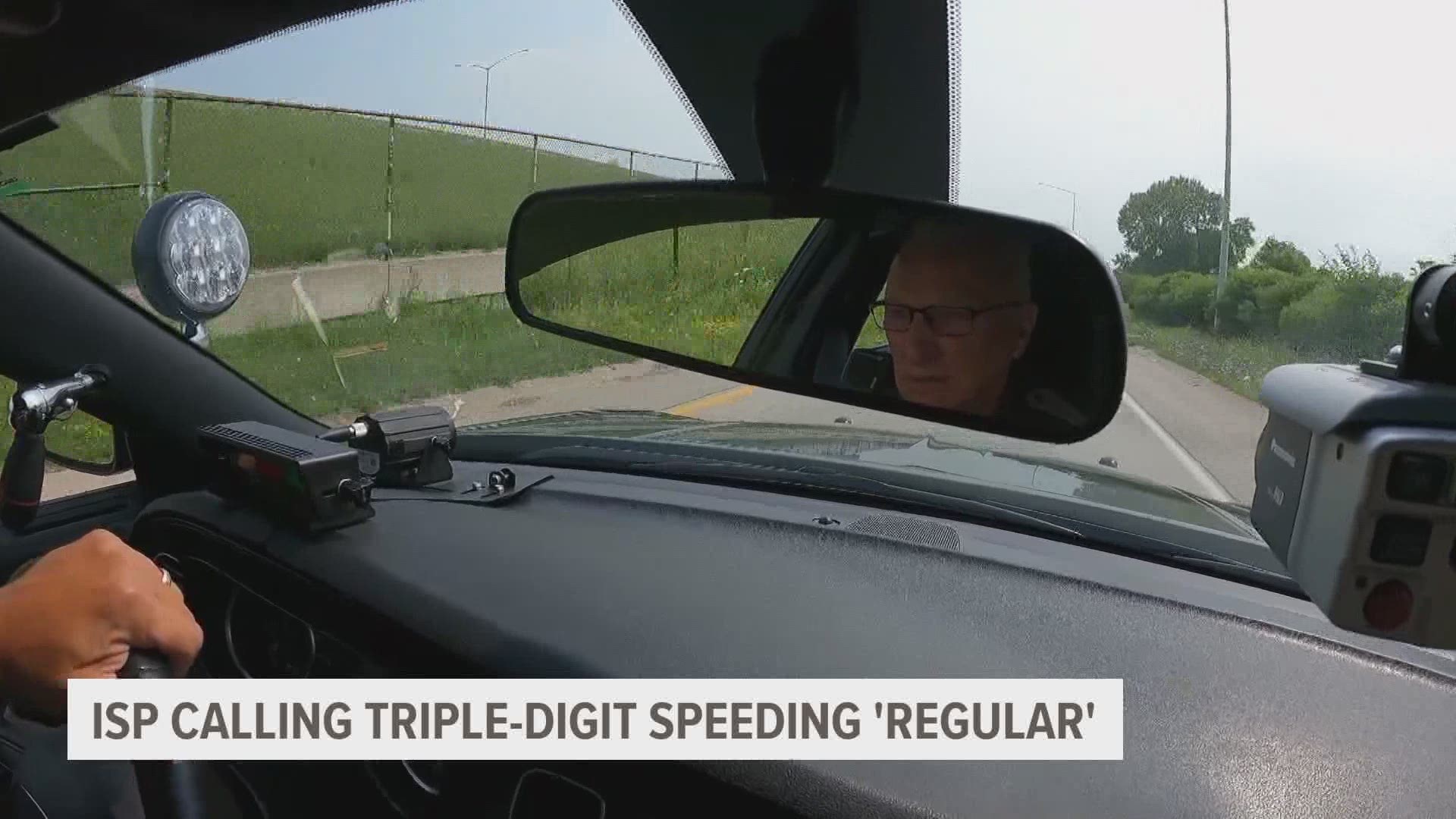 "We are seeing people at 130 and 140 miles an hour out there," said Sgt. Alex Dinkla with the Iowa State Patrol.