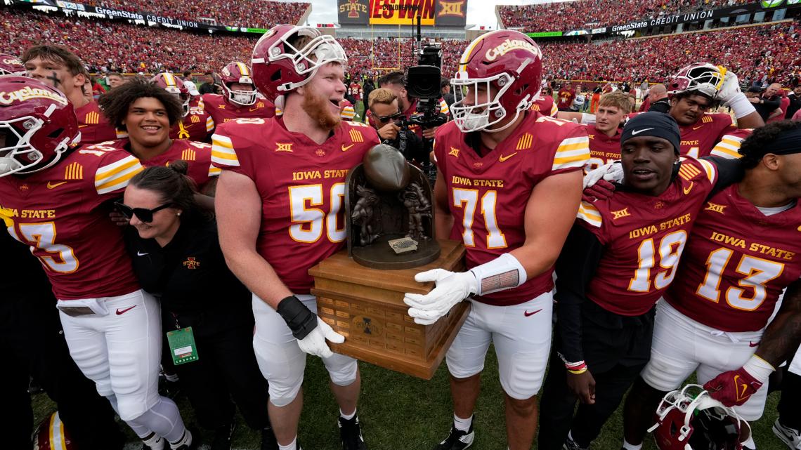 From the mats to the gridiron: Ames High alum making most of second sport at Iowa State