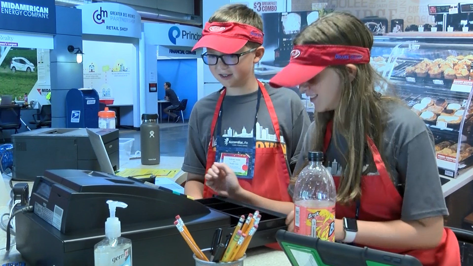 “I’ve learned about loans. I’ve learned about stocks," 11-year-old Henry Droan explained. "I’ve learned about how to do checks and debit and credit."