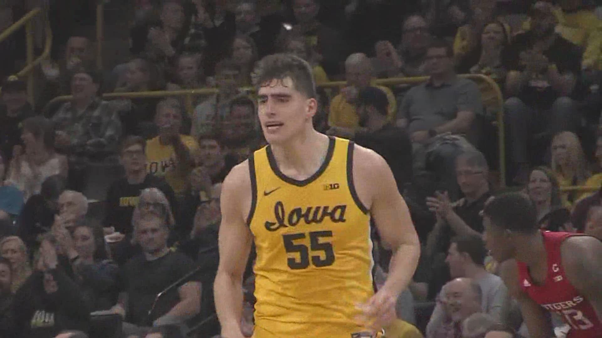Luka Garza has entered the NBA Draft process but will remain eligible to return to Iowa for his senior season if he chooses
