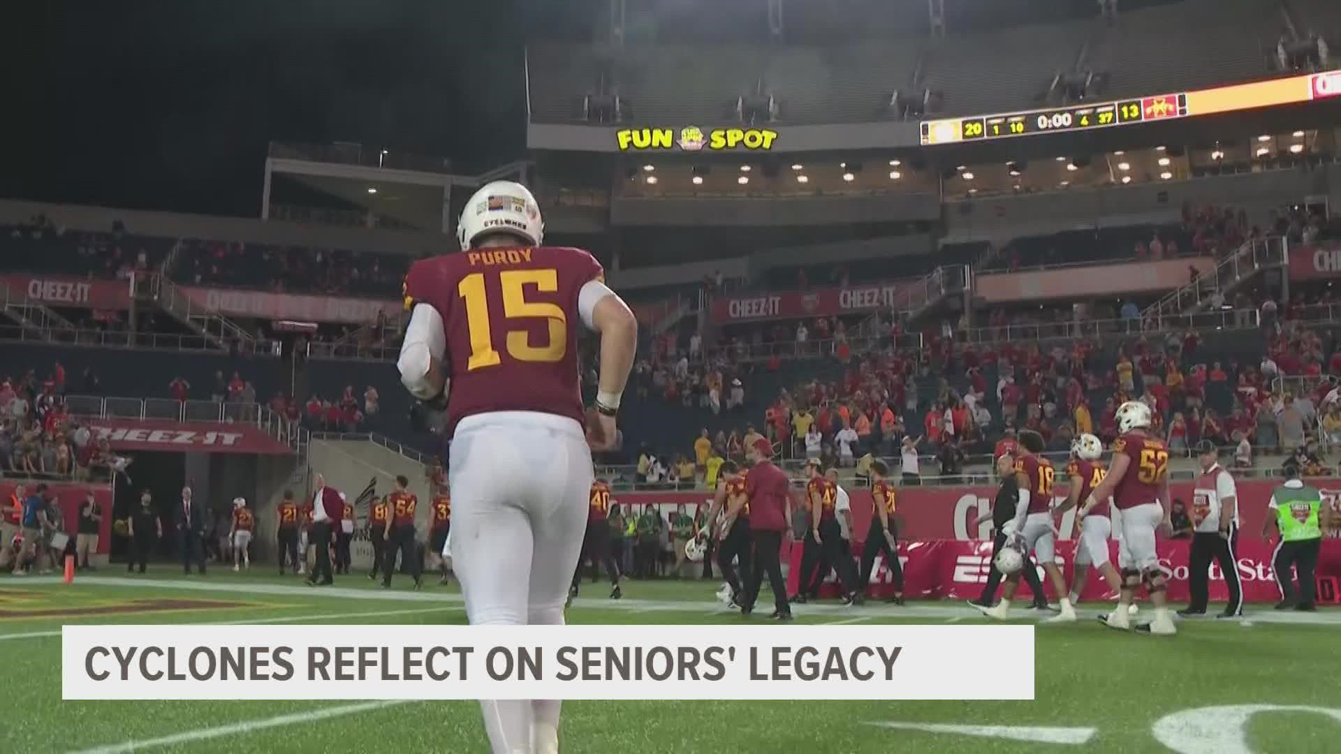 The Iowa State Cyclones reflect on the last year, specifically this year's senior class.