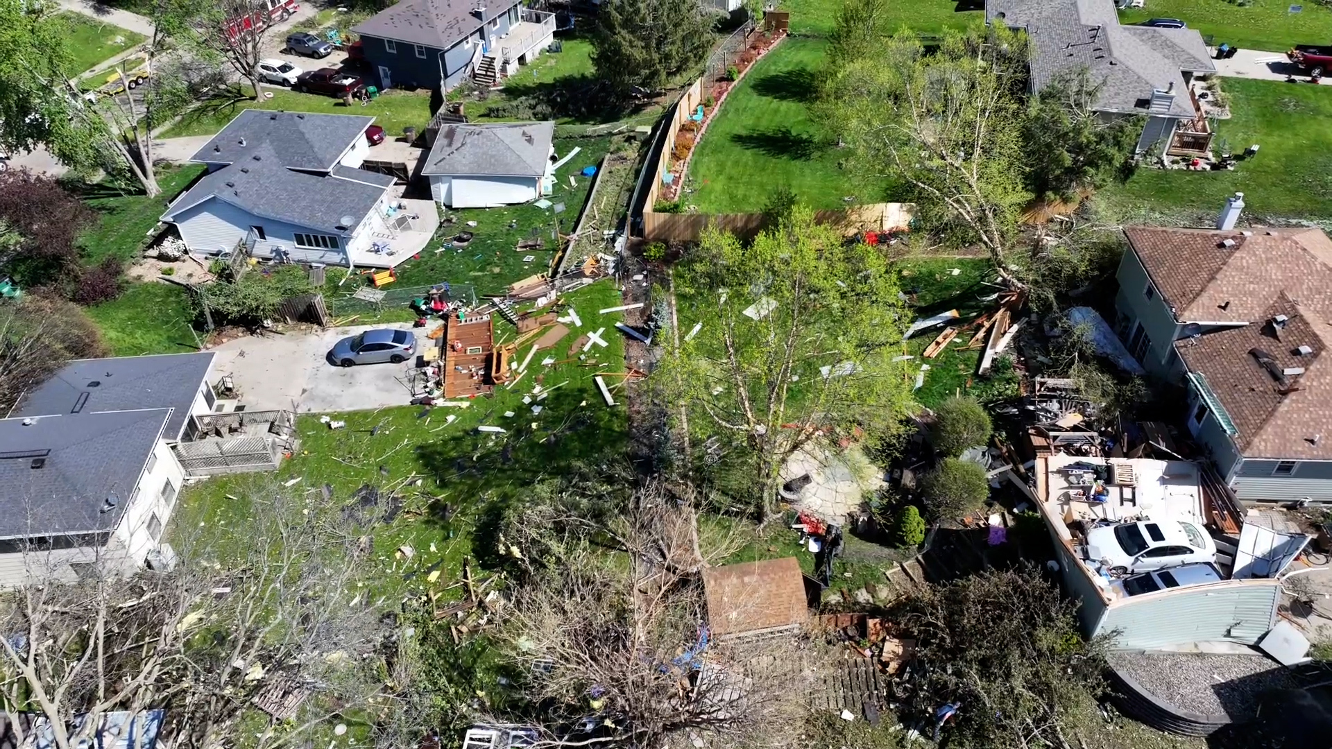 The National Weather Service says preliminary data shows a tornado in Pleasant Hill, Iowa on Friday, April 26 was an EF-2 with estimated peak winds of 125 mph.