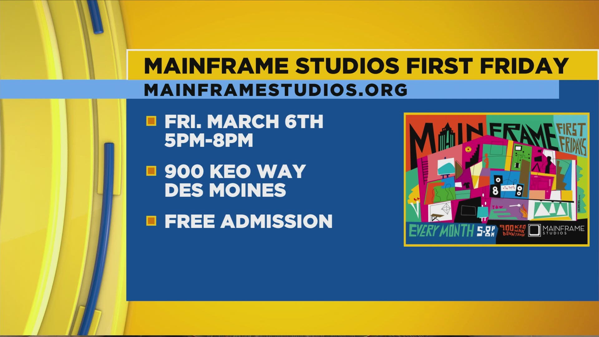 First Friday events at Mainframe Studios are a great way of getting to know the space and artists inside.
