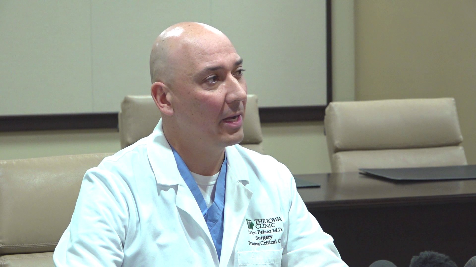 "It's hard. Emotionally it has become more and more difficult as the hours go by," Dr. Carlos Pelaez told Local 5.