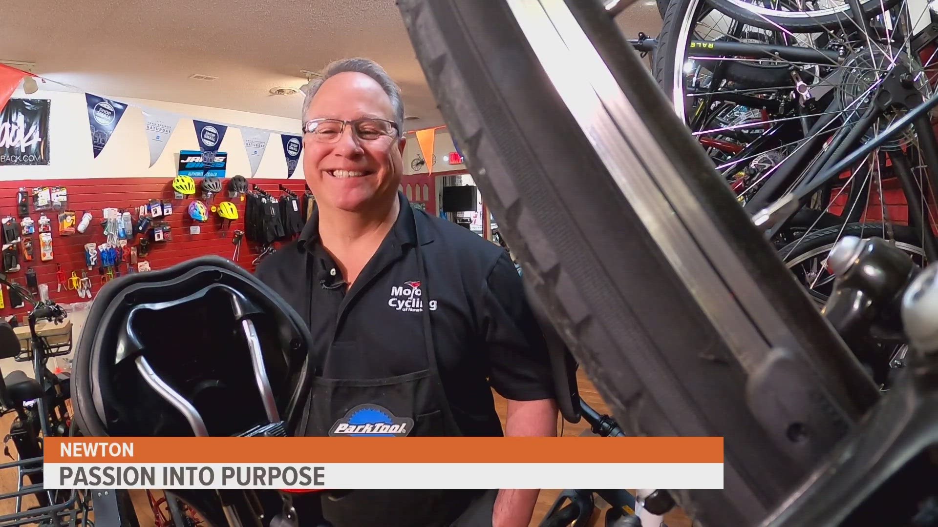Joe Urias, owner of Mojo Cycling in Newton, knows that not every kid likes to read. But he's trying his best to encourage them — with a bike giveaway in May.