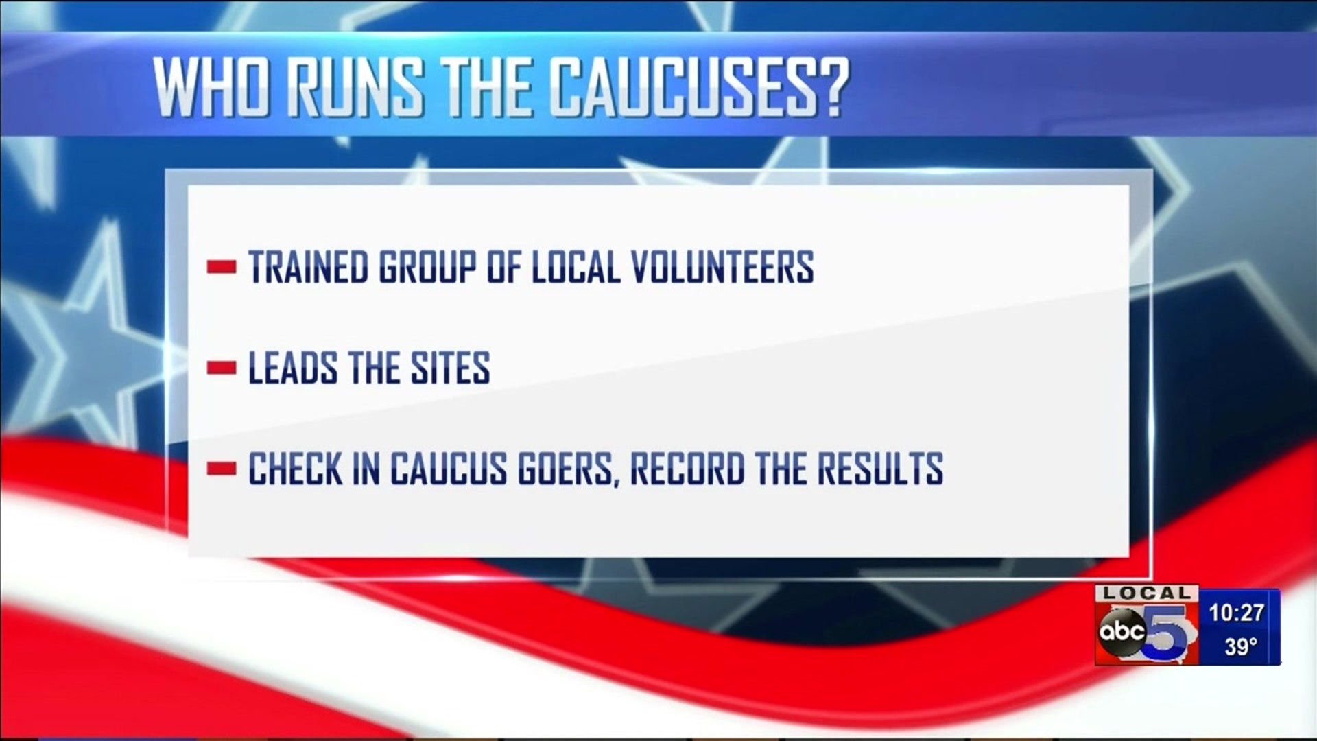 Caucus Curriculum: Who runs the caucuses?