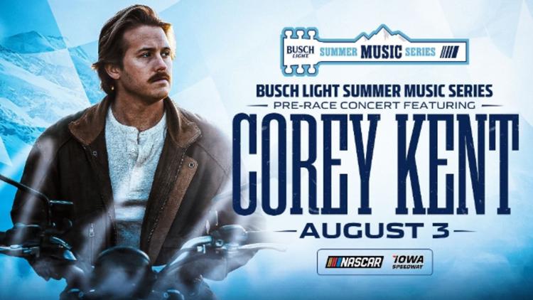 Country artist Corey Kent to perform ahead of Iowa Corn 350 | weareiowa.com