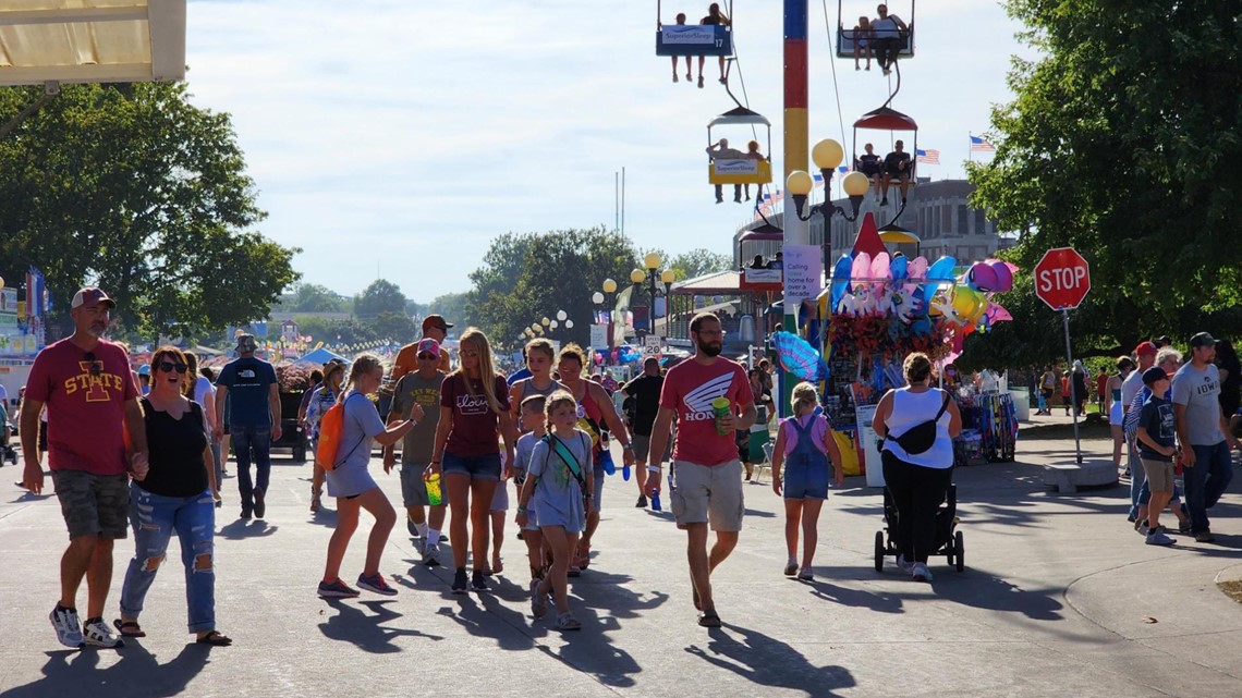 Iowa State Fair 2023 Daily Attendance Grandstand and admission