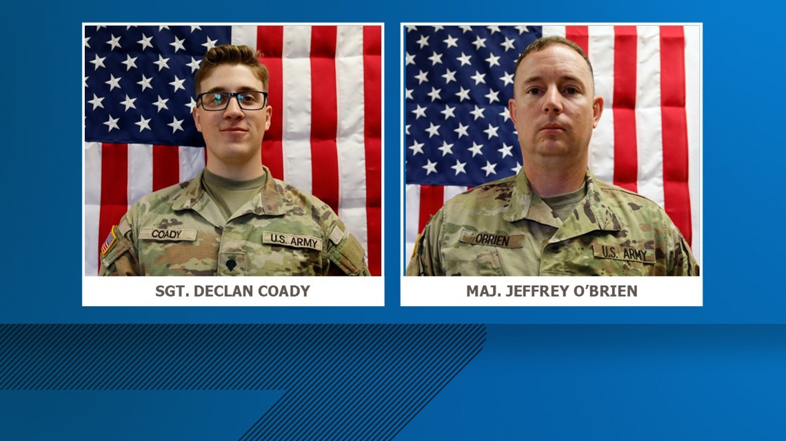 Coming home: Bodies of Maj. Jeffrey O'Brien and Sgt. Declan Coady return to central Iowa this week