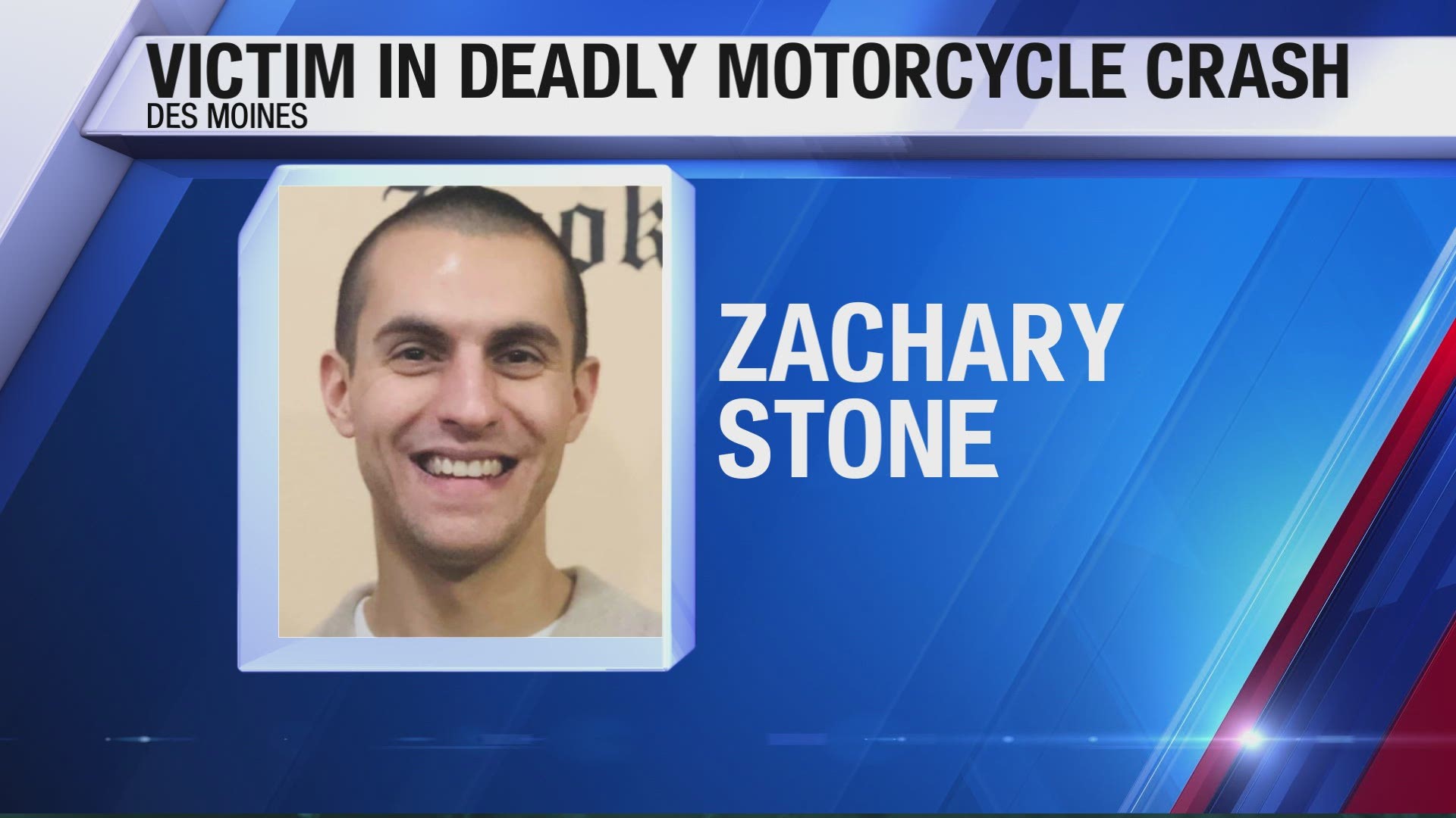 Officers say a motorcycle was found "several hundred feet" away from Stone's body.