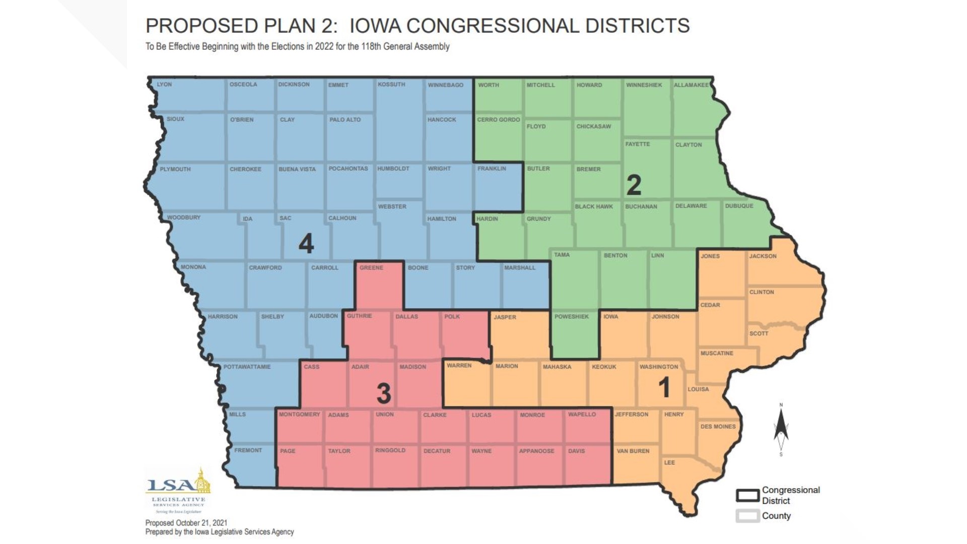The Iowa Senate voted down the first round of maps along party lines on Oct. 5.