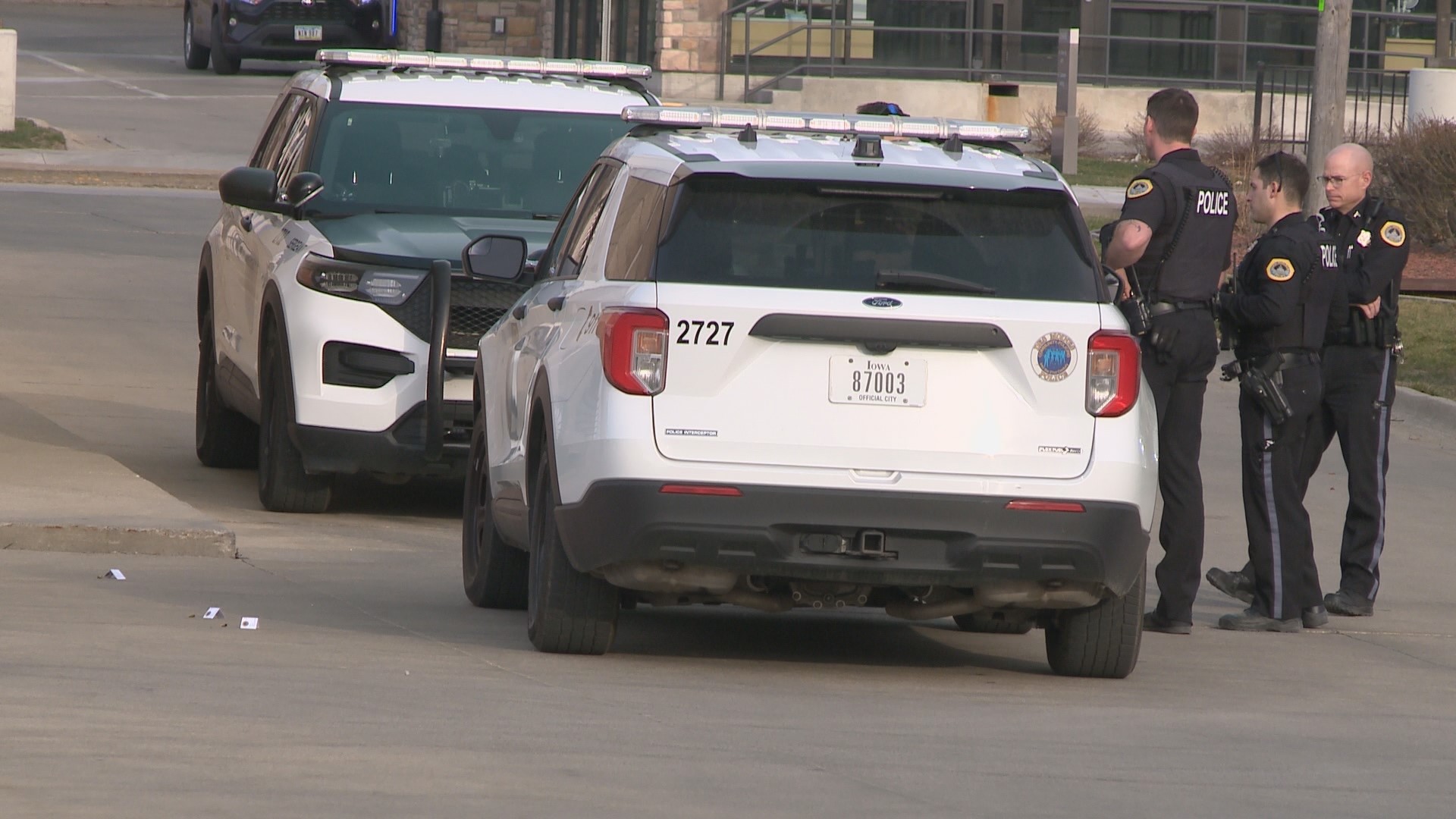 Police say "multiple juveniles" were involved in the shooting, which happened near a Des Moines mall around 5:30 p.m. on March 12.