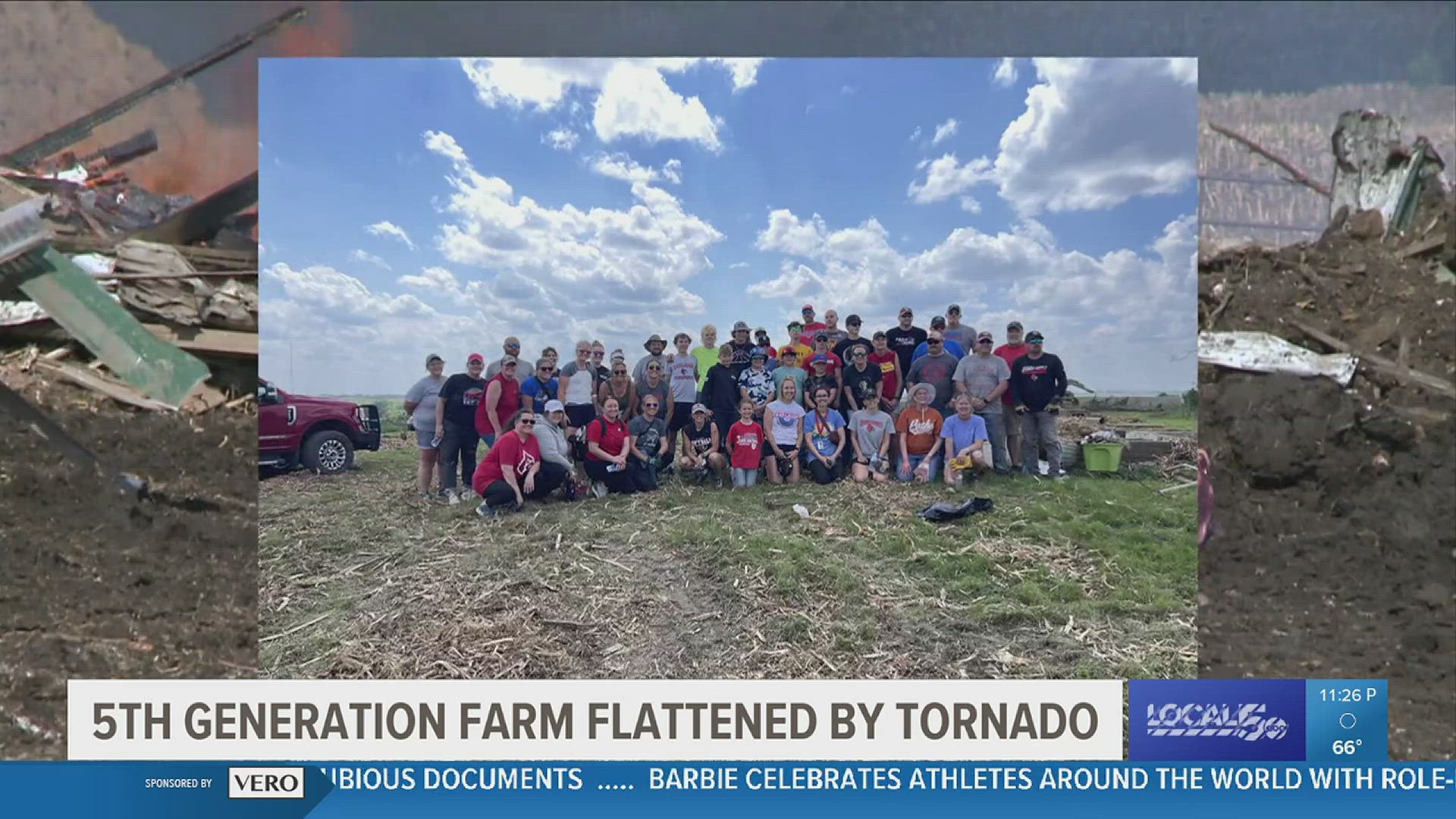 The small community of Greenfield, Iowa, is reeling after an "at least" EF-3 tornado came through town, injuring 35 and killing 4 people.