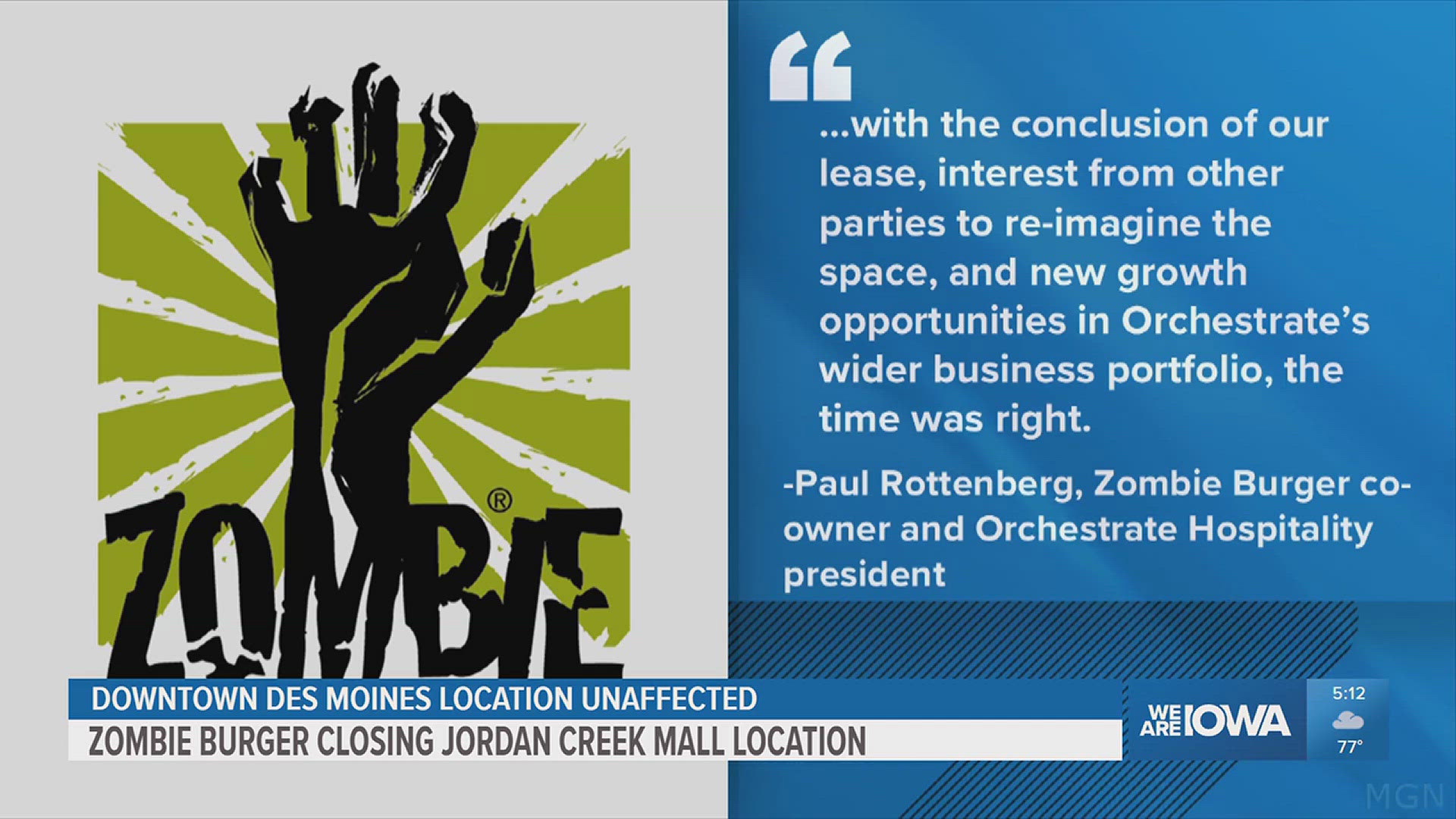 According to the restaurant's website, gift cards will be accepted at the mall location until its closure on June 27. 