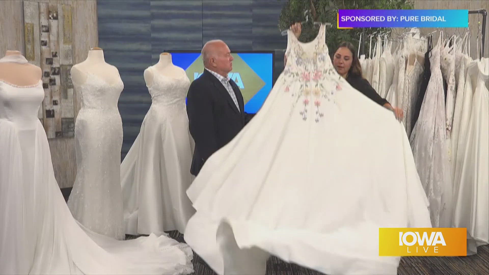 Pure Bridal carries gowns size 4 to size 30! Find them in booth 217 at the Des Moines Wedding Show this Sunday | Paid Content