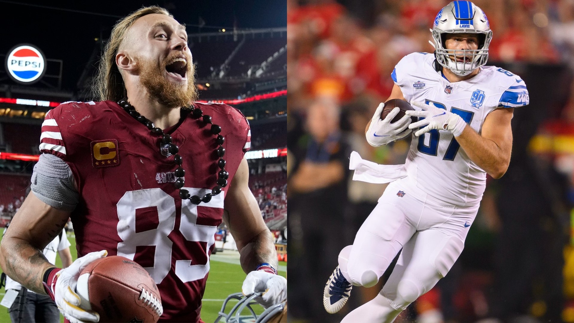 George Kittle of the San Francisco 49ers was named an AP First-Team NFL All-Pro on Friday, with Detroit Lions rookie Sam LaPorta named to the second team.