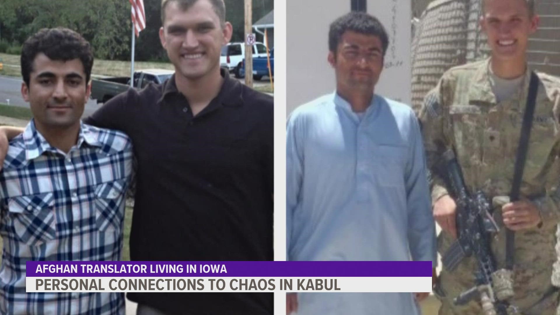 Nabi Mohammadi lives in Des Moines now, working for the Iowa National Guard.