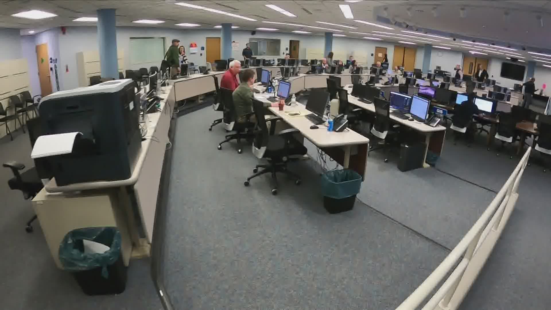 Governor Reynolds fully activated SEOC on Sunday. All department directors were asked to report to this location to talk about their response to COVID-19.