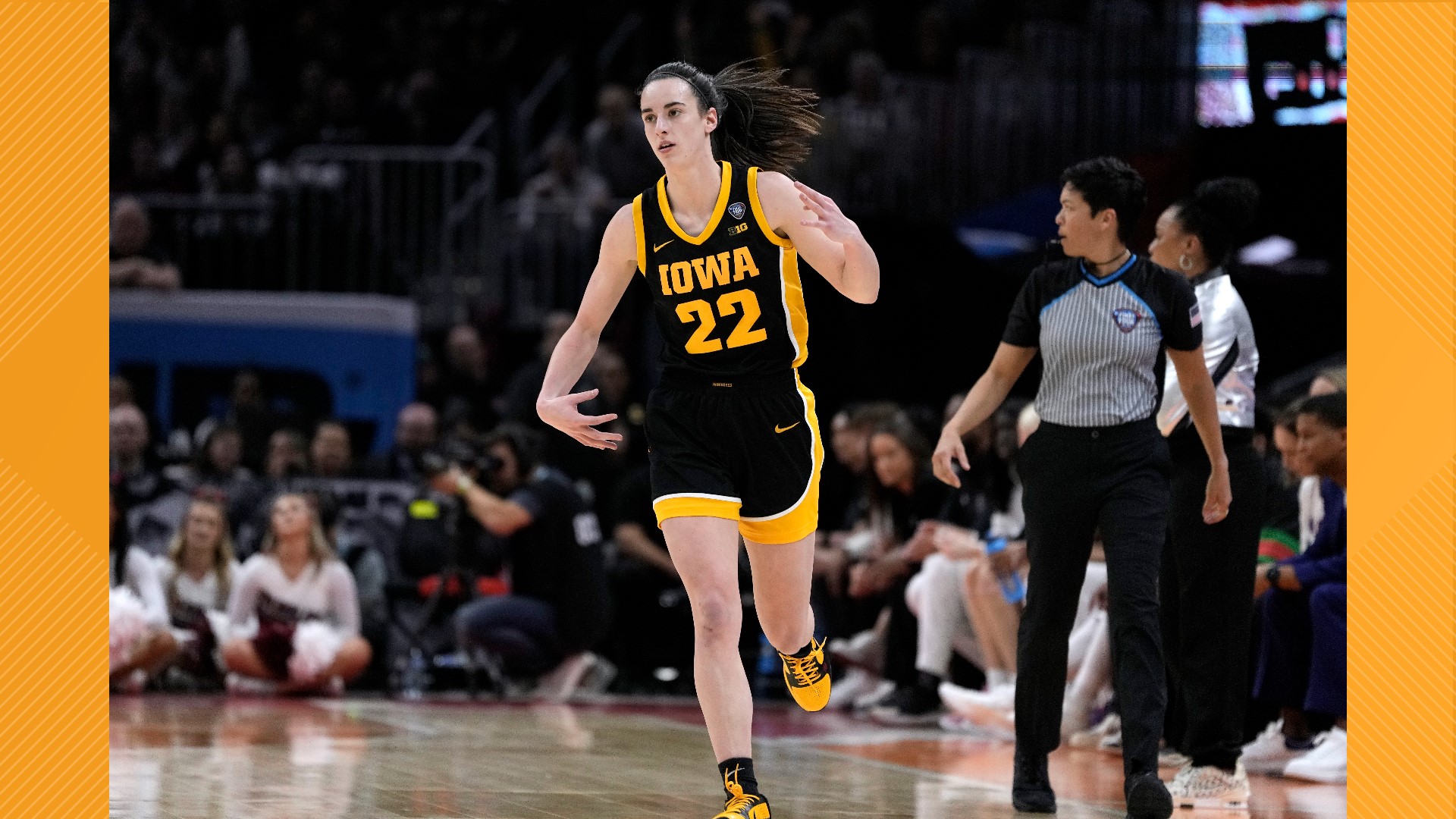 "I’m sad we lost this game, but I’m also so proud of myself, I’m so proud of my teammates, I’m so proud of this program," Clark said of Iowa's loss Sunday.