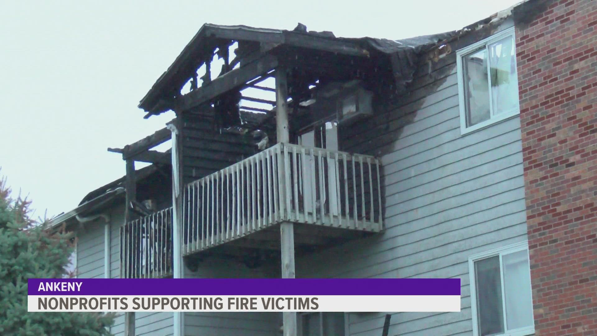 The fire in August left over two dozen families in need of support. Nonprofits banded together to make sure they had the supplies they needed.