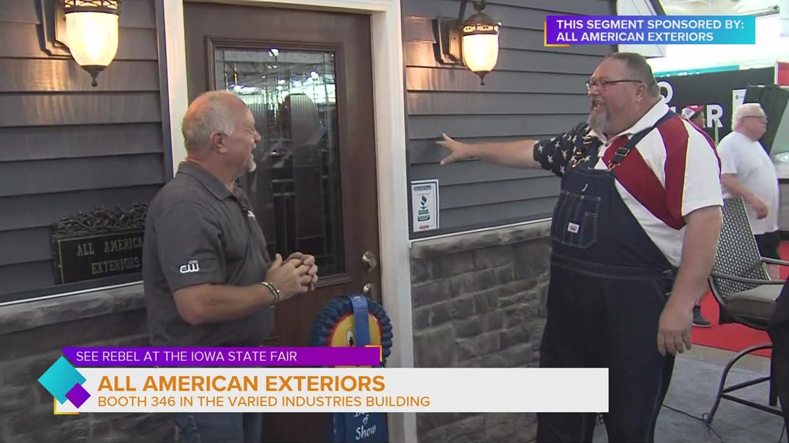 Rebel from All American Exterior shows us the TOP RATED SIDING on the market LIVE at the ISF | Paid Content