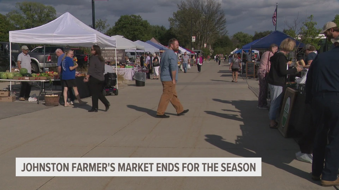 Johnston Farmer's Market closes after a successful season