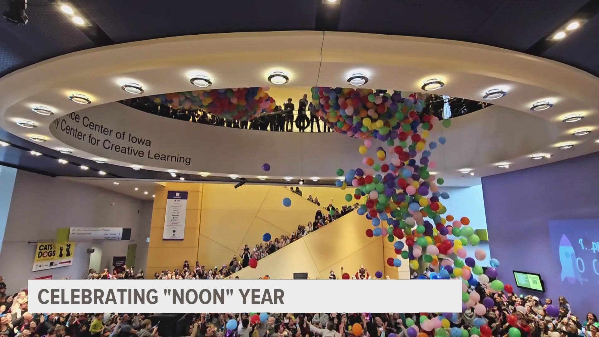Science Center of Iowa ushers 2024 in early with "Noon" Year