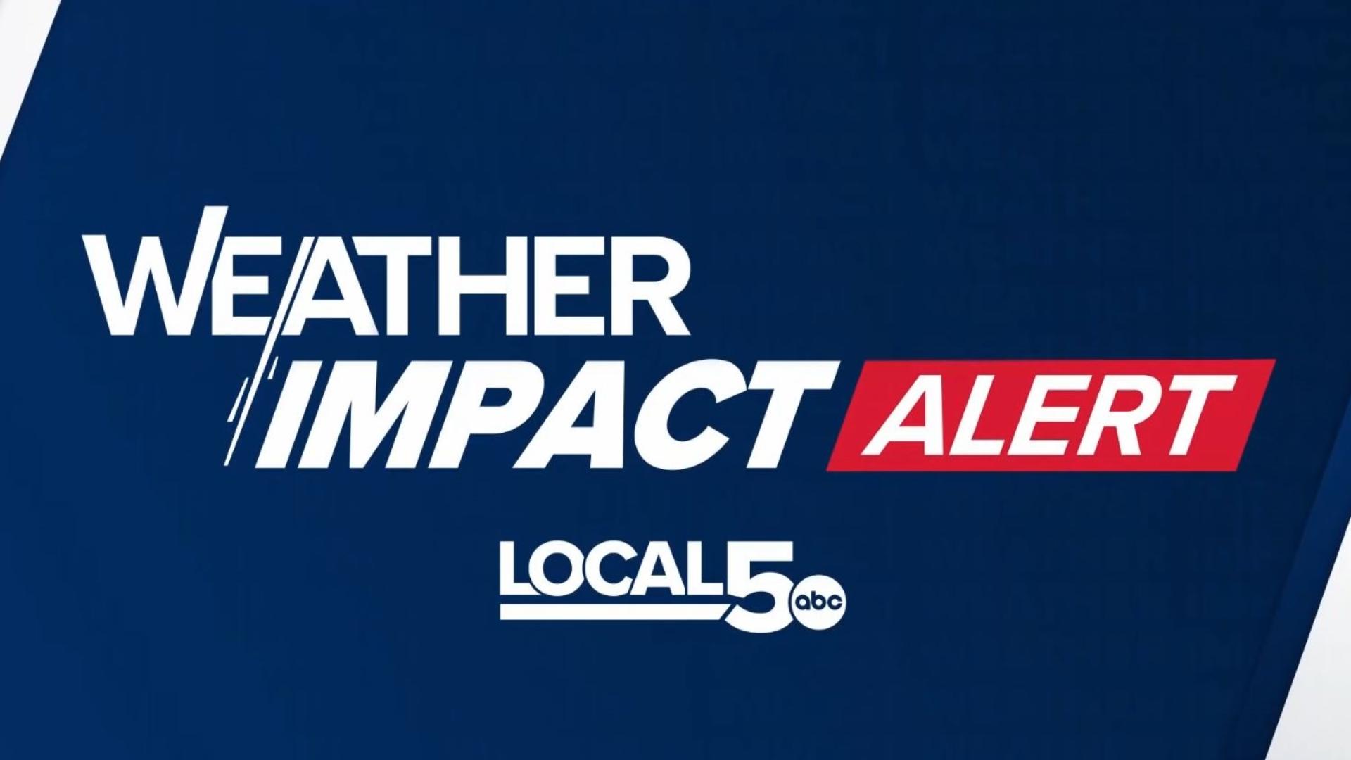 A Weather Impact Alert Day is in place from now through 6 AM on Thursday as wildfire smoke lingers over the Midwest.