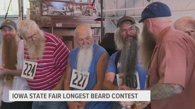 Meet the winner of Iowa State Fair's longest beard contest