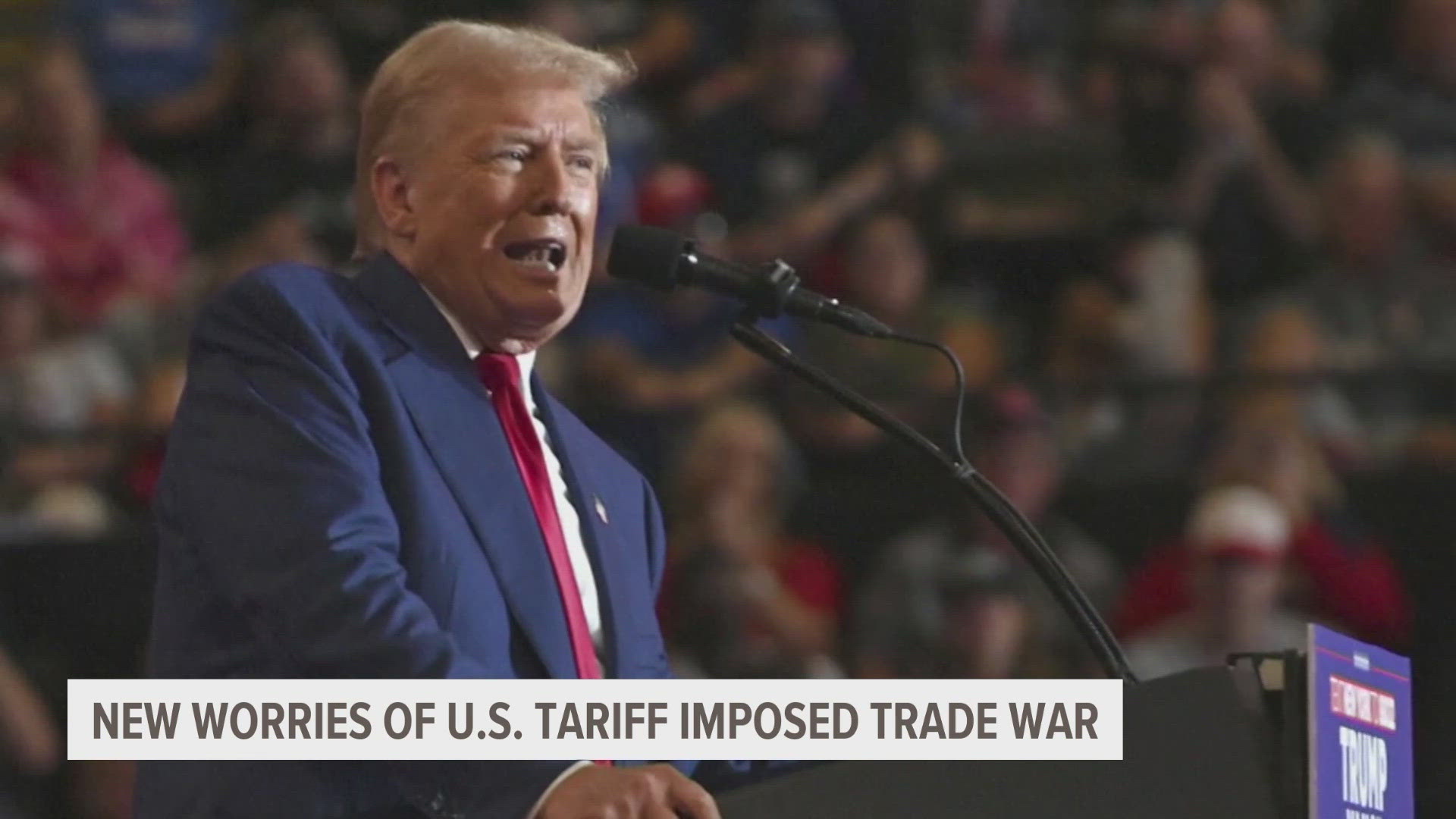 Trump threatened to impose tariffs on products from Canada and Mexico if they don’t stop what he called the flow of drugs and migrants across their U.S. borders.