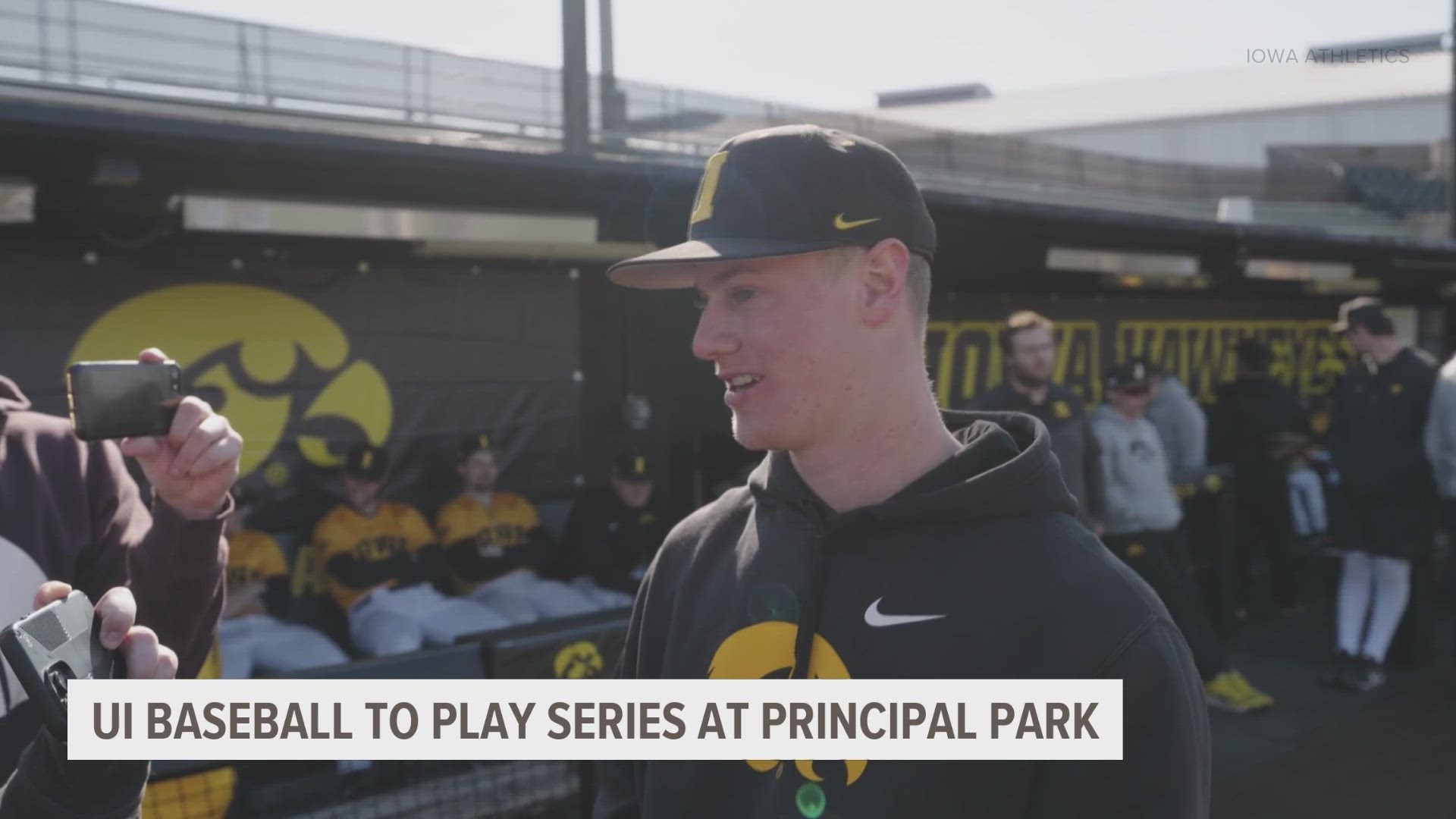 The Hawkeyes will play a three-game series against Florida International in May.