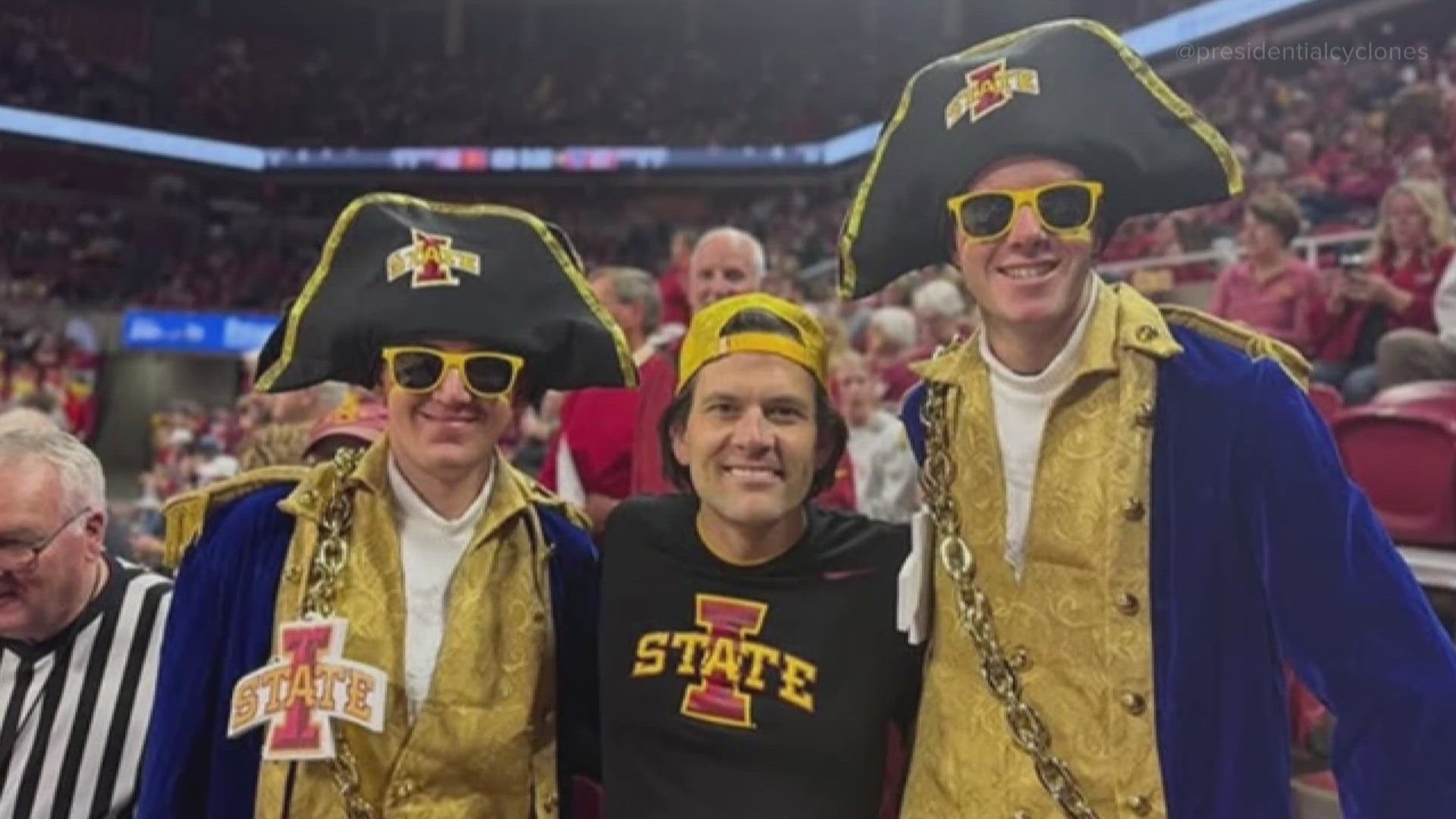 Meet the Iowa State superfans known as the Presidential Cyclones ...