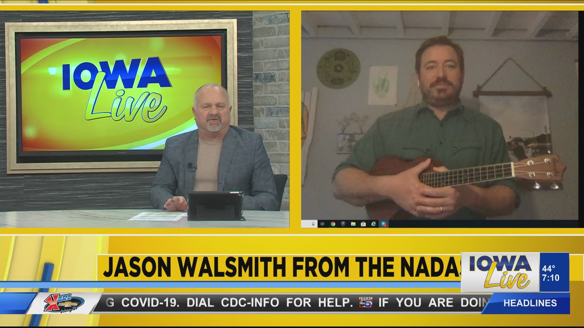 Jason Walsmith of the Nadas performs on Iowa Live and announces their new record