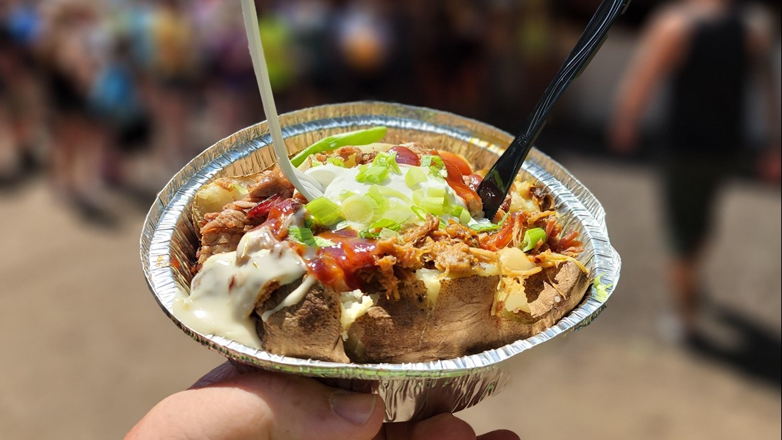 Massive baked potato crowned best new food at the Iowa State Fair