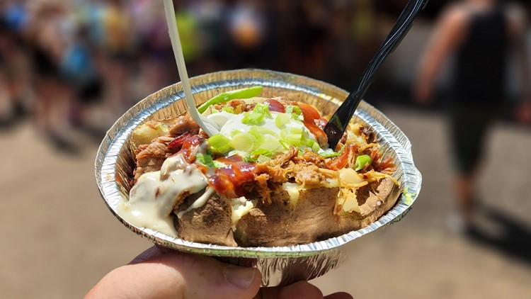 Massive baked potato 'The Finisher' crowned People's Choice Best New Food at the 2022 Iowa State Fair