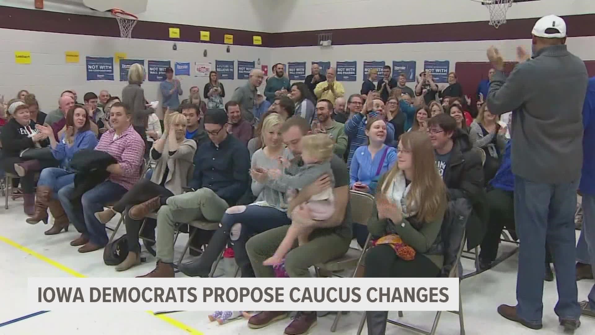 Iowa's Democrats said they listened to criticisms of the current caucus process and are proposing major improvements at the DNC to address them.