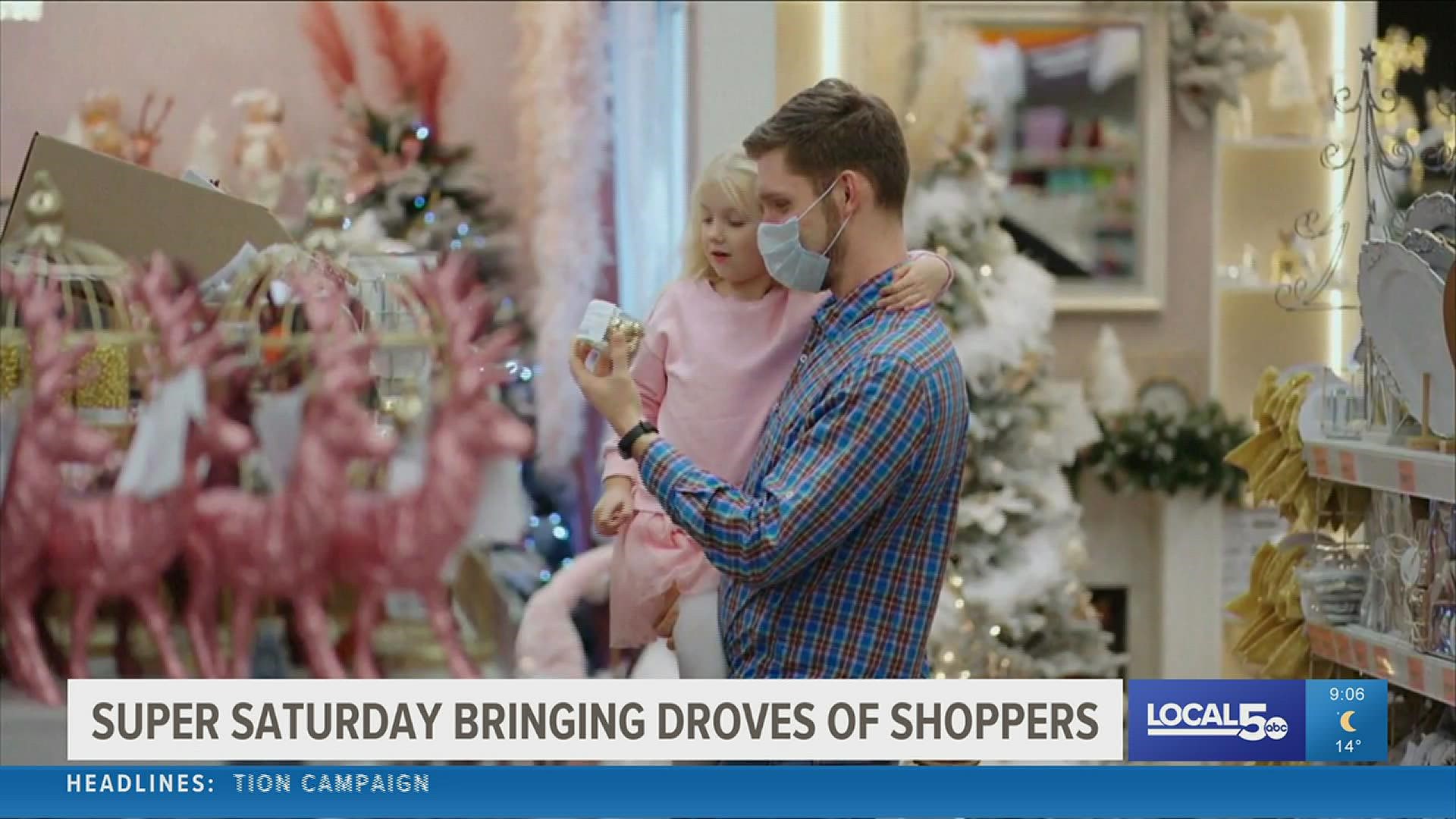 Super Saturday is considered one of the busiest shopping days of the year. This year, Christmas Eve comes on a Saturday, giving shoppers 8 days for the final push.
