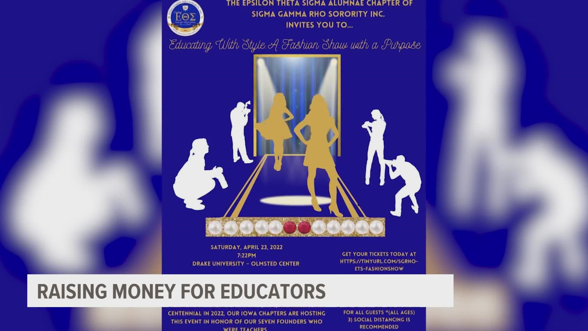 The Epsilon Theta Sigma Alumnae Chapter of Sigma Gamma Rho Sorority is raising money to show support for teachers.