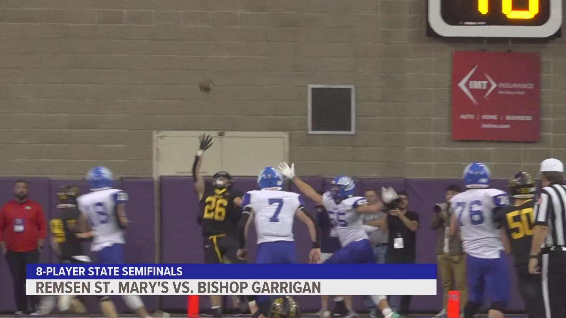 The end of the Remsen St. Mary vs. Bishop Garrigan ended in a crazy final play, and Gladbook Reinbeck vs. Lenox saw some big plays.